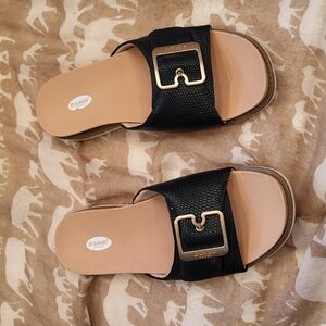 Dr. Scholl's Black Slide Sandals for Women